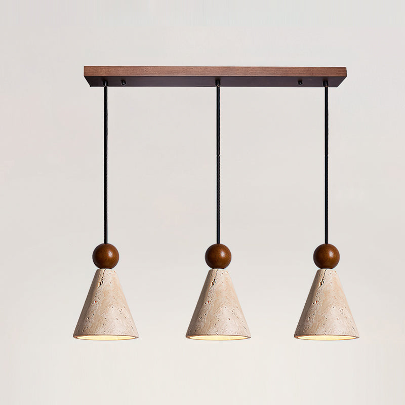 Canyon Travertine Pendant Light
