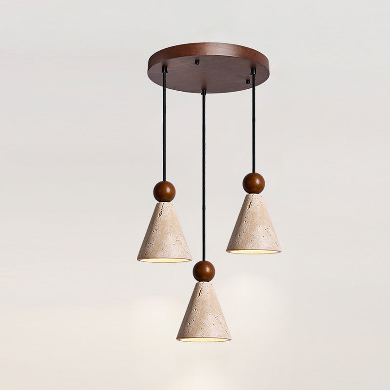Canyon Travertine Pendant Light