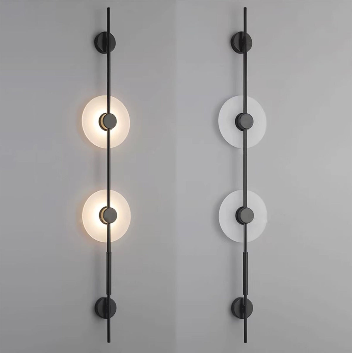 Nivaraya Vertical Alabaster Wall Lamp