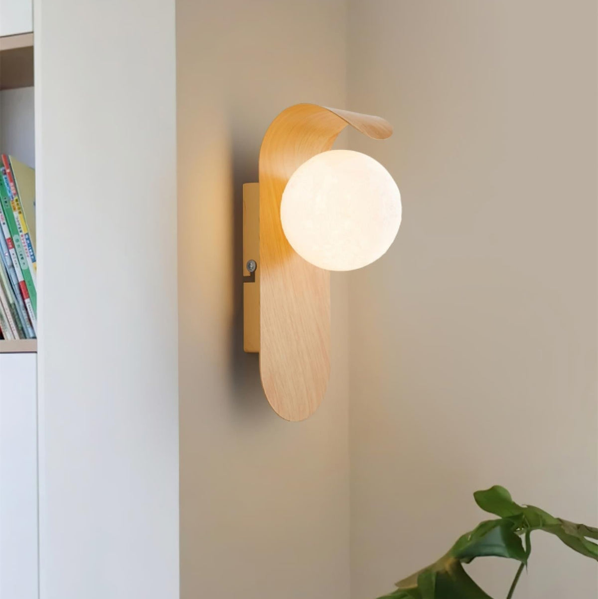 Sovedot Indoor Wall Lamp Wood / Walnut