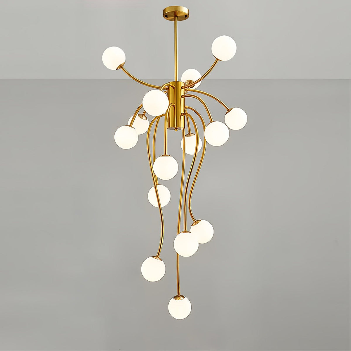 Astralyn Brass Globe Chandelier