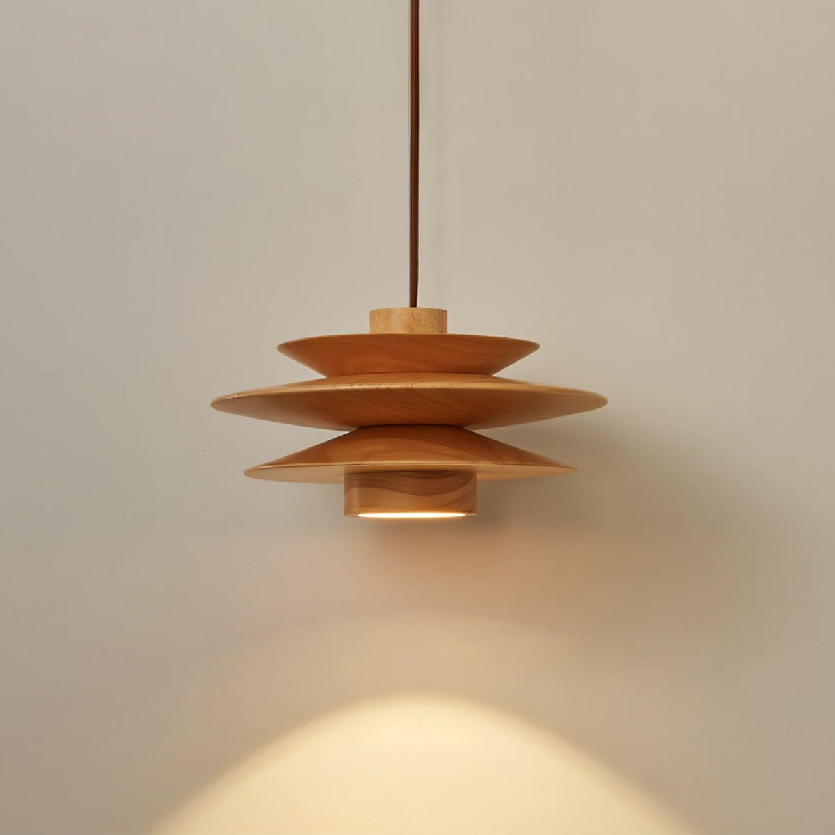 Elorda Wooden Retro Pendant Light