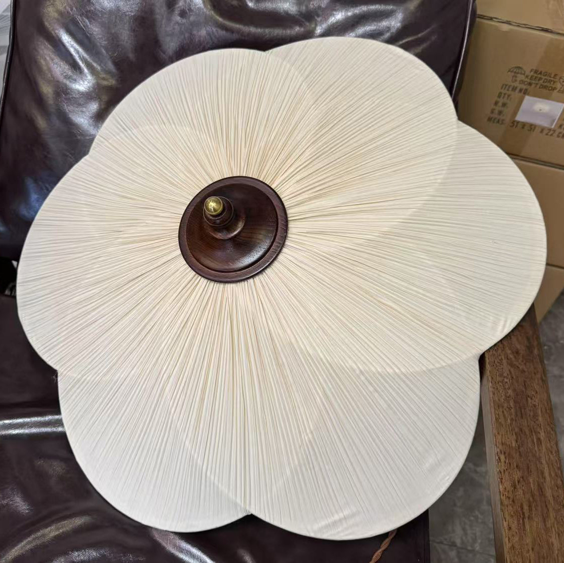 Nira Petal-Inspired Flush Mount Ceiling Light