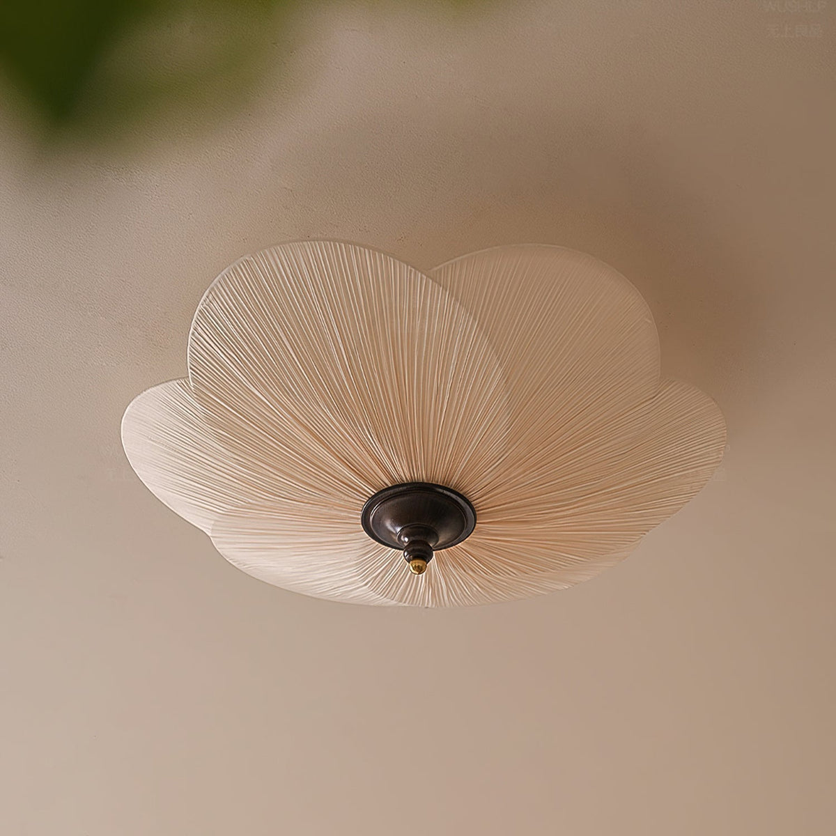 Nira Petal-Inspired Flush Mount Ceiling Light