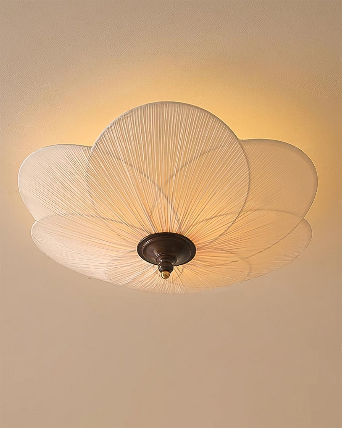 Nira Petal-Inspired Flush Mount Ceiling Light