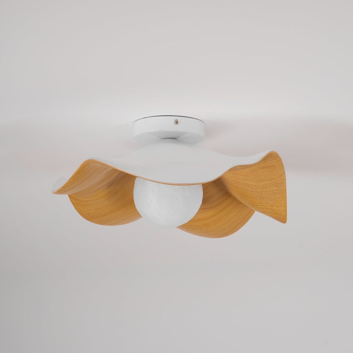 Borinil Ceiling Light Wood Black&White