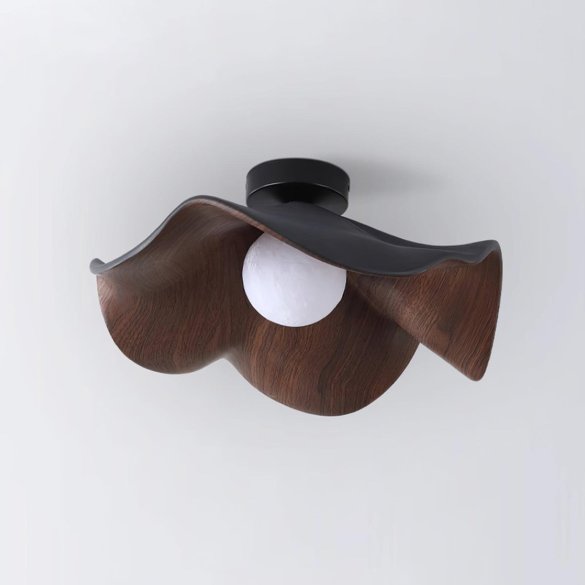 Borinil Ceiling Light Wood Black&White