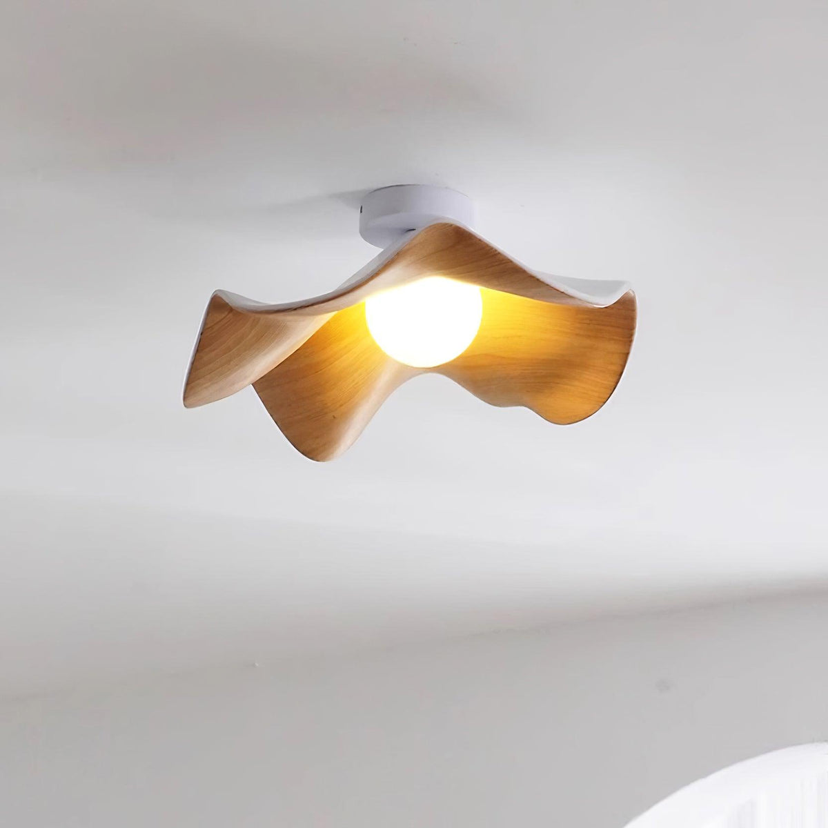 Borinil Ceiling Light Wood Black&White