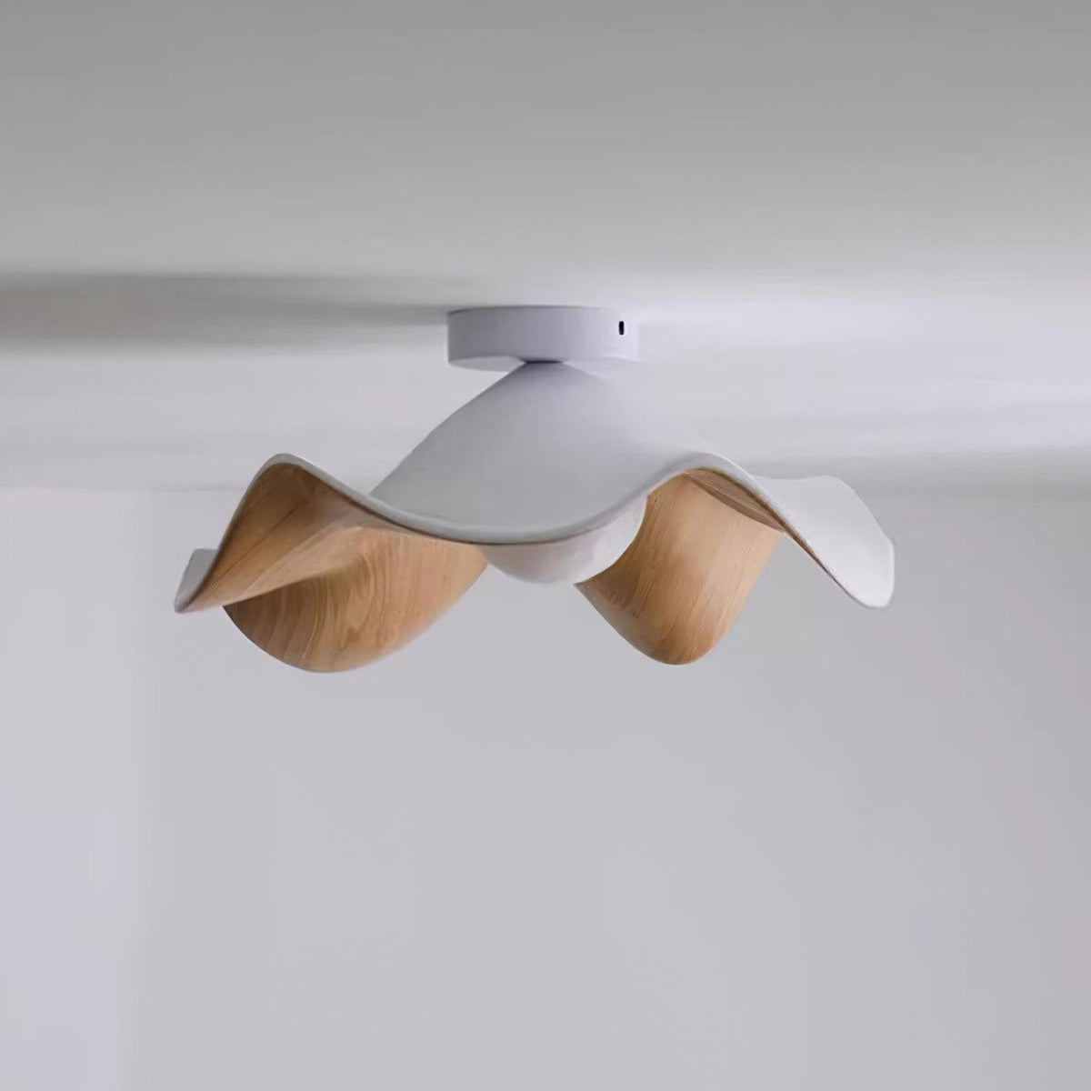 Borinil Ceiling Light Wood Black&White