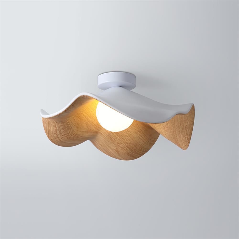 Borinil Ceiling Light Wood Black&White