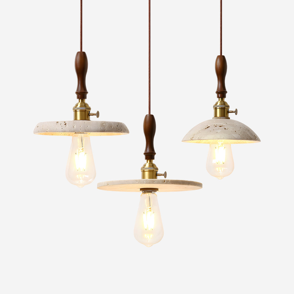 Seruine Travertine Pendant Lamp