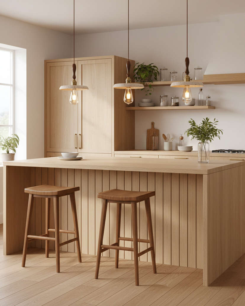 Seruine Travertine Pendant Lamp