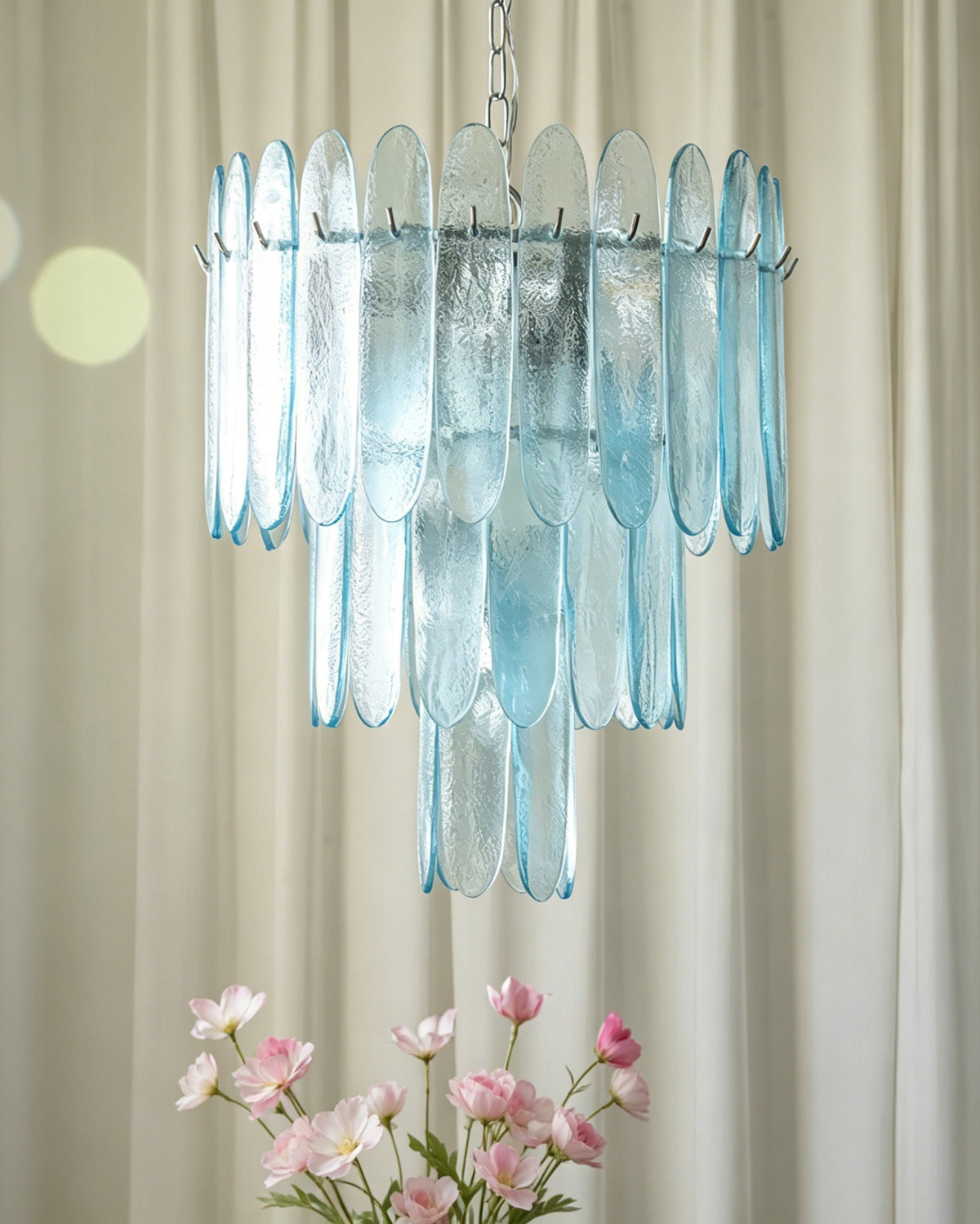 Catalina Glass Waterfall Chandelier