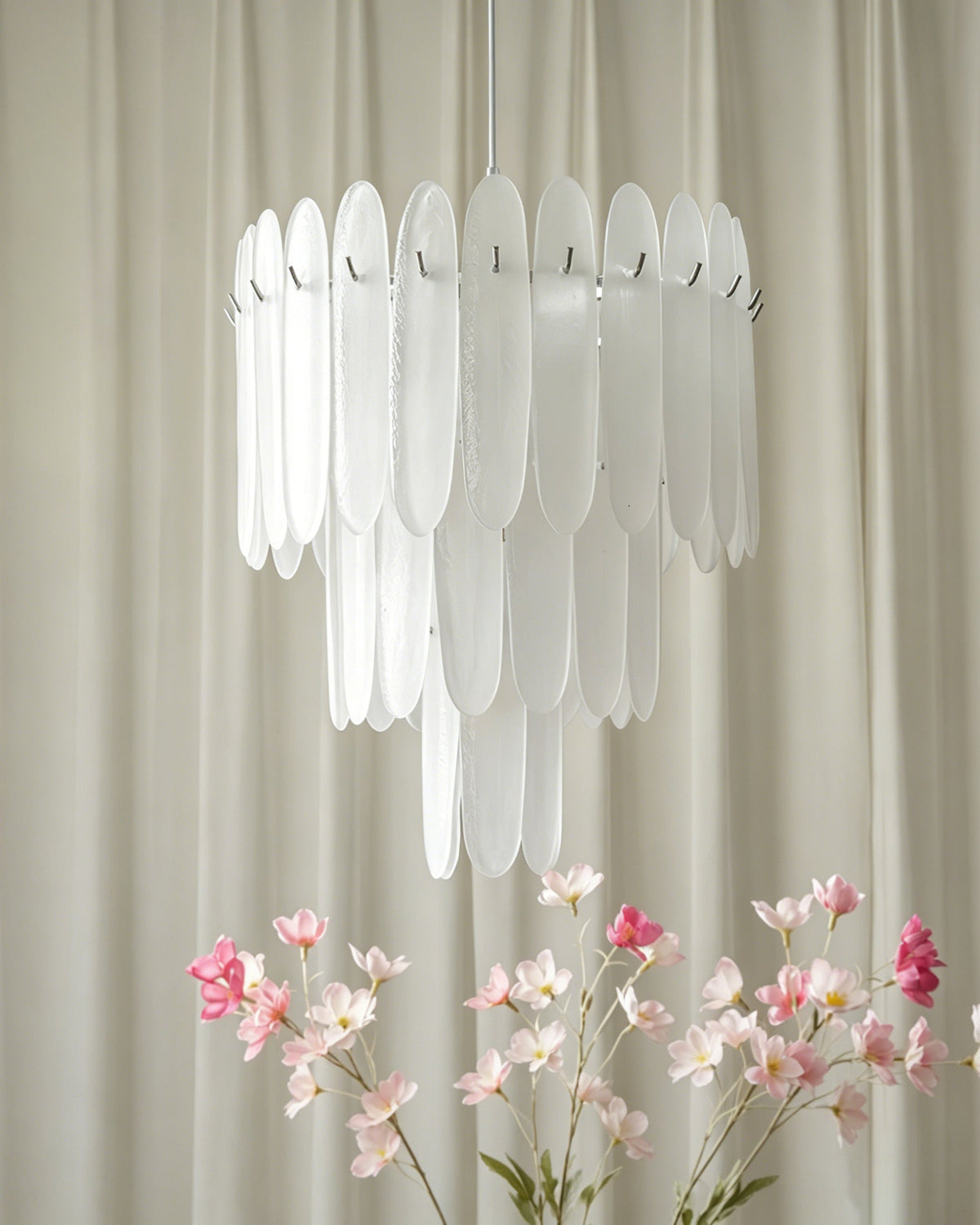 Catalina Glass Waterfall Chandelier