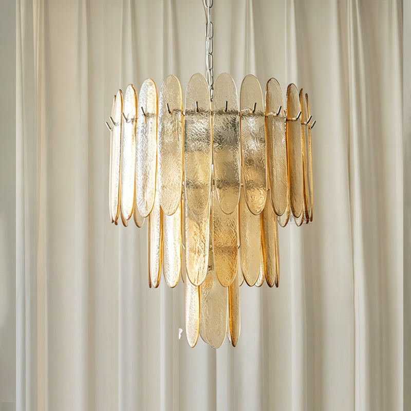 Catalina Glass Waterfall Chandelier