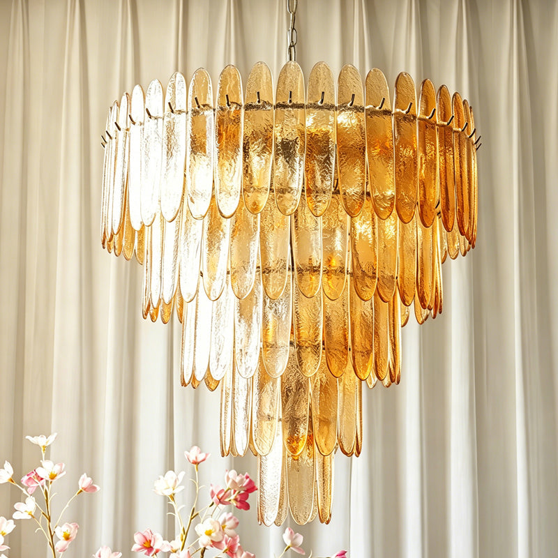 Catalina Glass Waterfall Chandelier