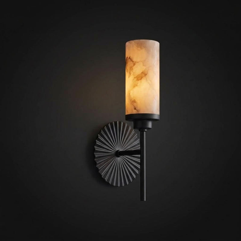 Alderhaven Alabaster Wall Sconce