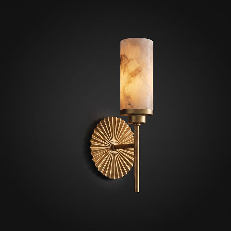 Alderhaven Alabaster Wall Sconce