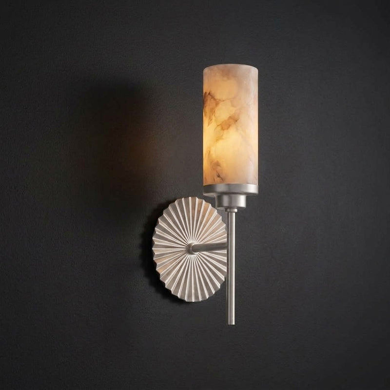 Alderhaven Alabaster Wall Sconce