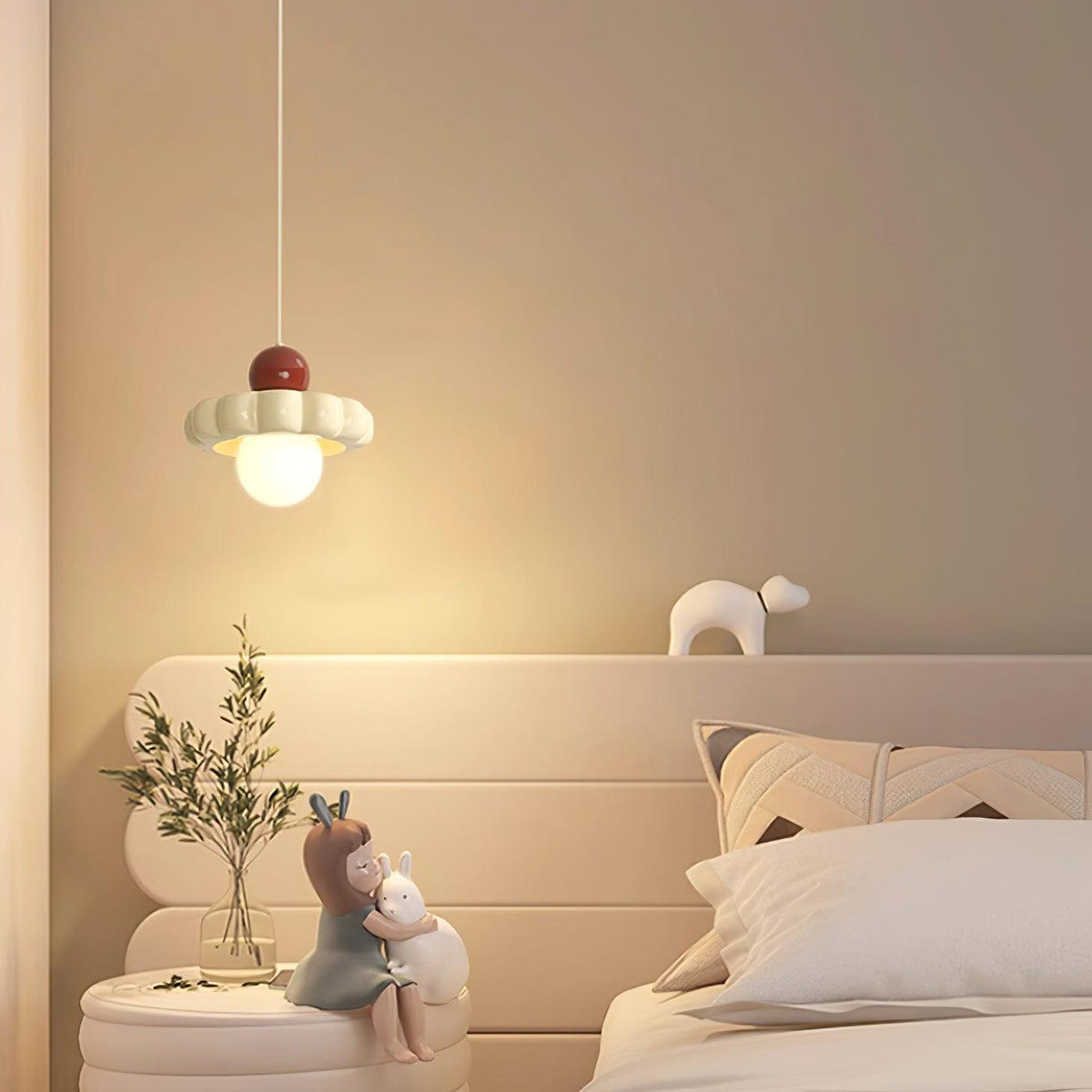 Lumiveria Cute Cream Pendant Light
