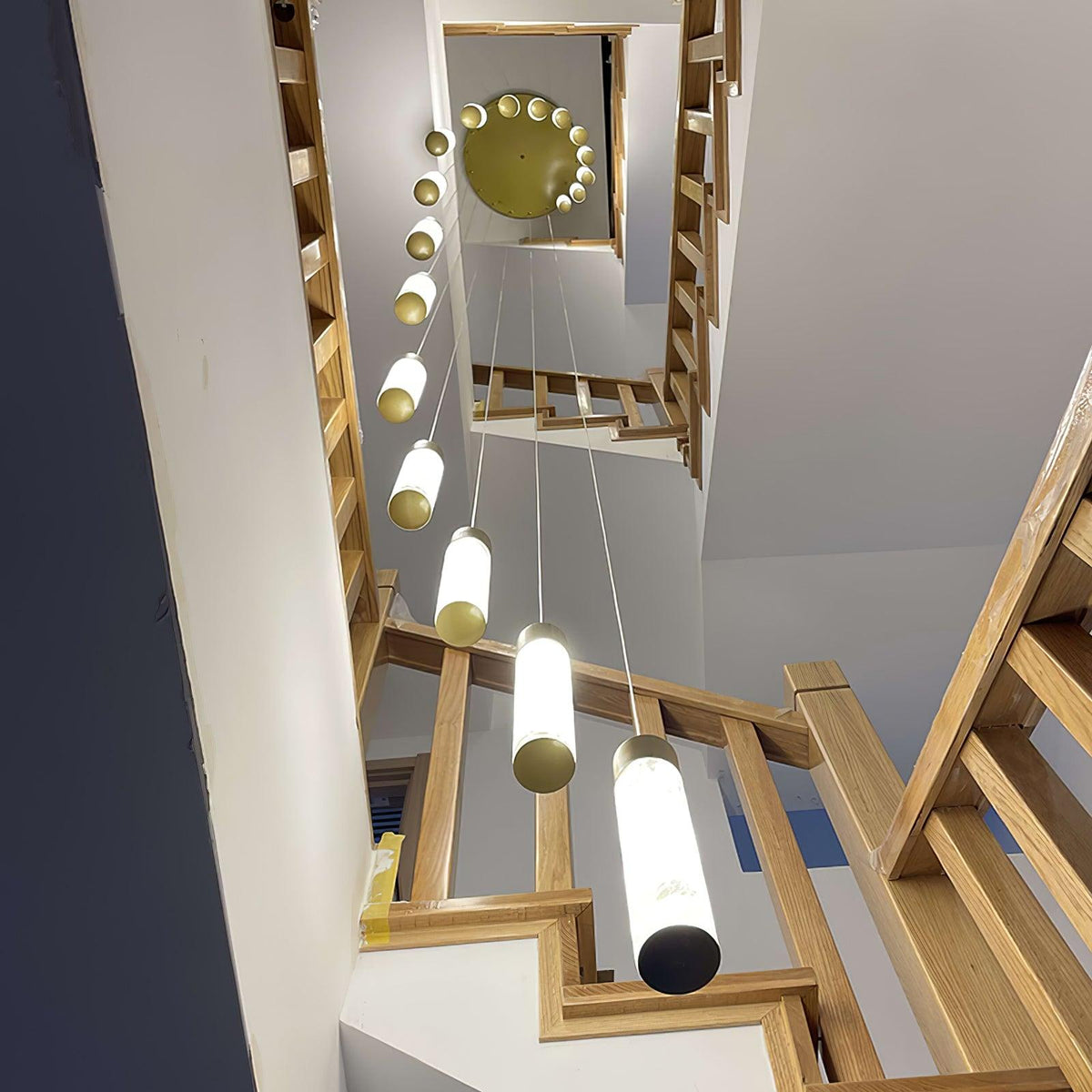 Vobinun Modern Alabaster Pendant Chandelier