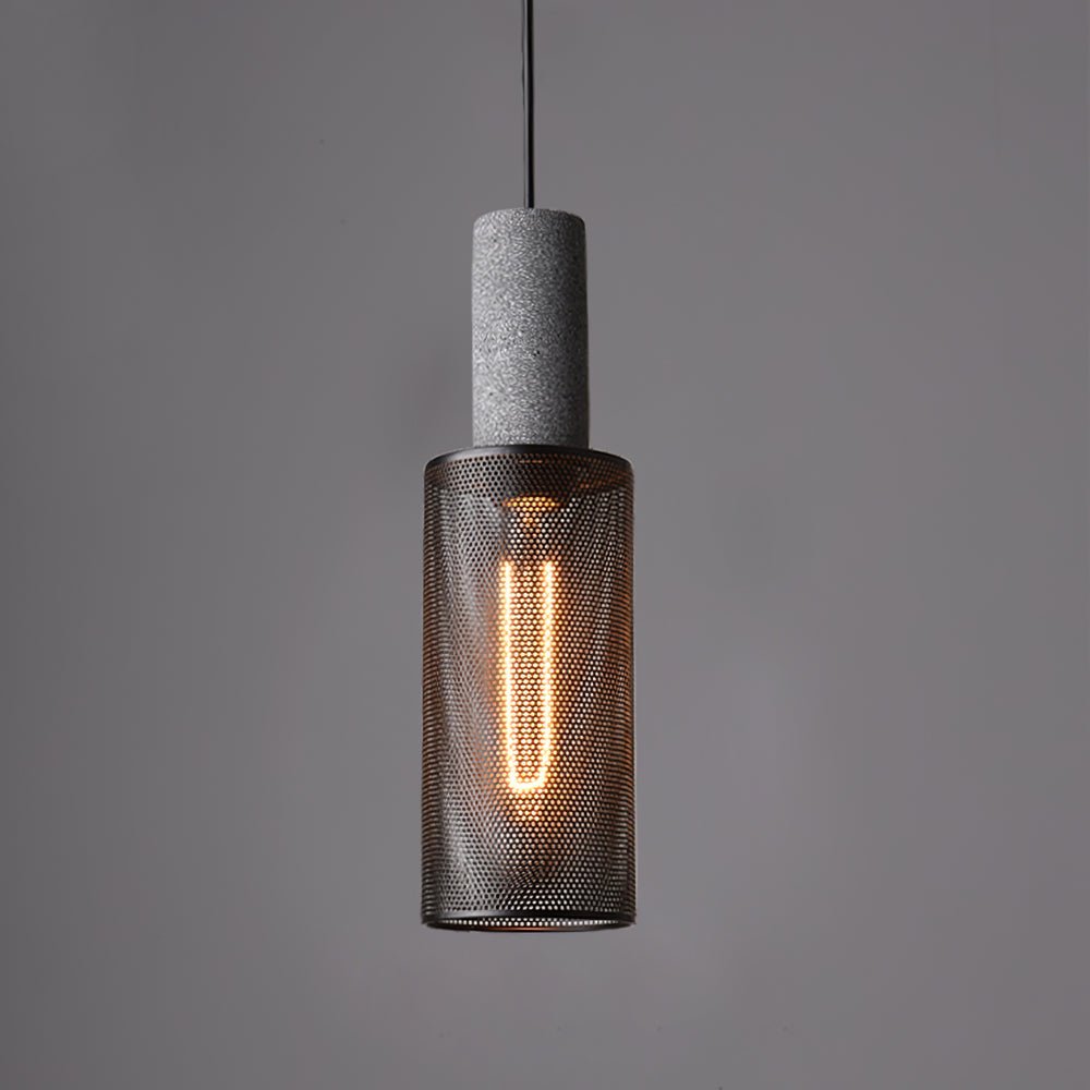 Bellwick Cement Mesh Pendant Light