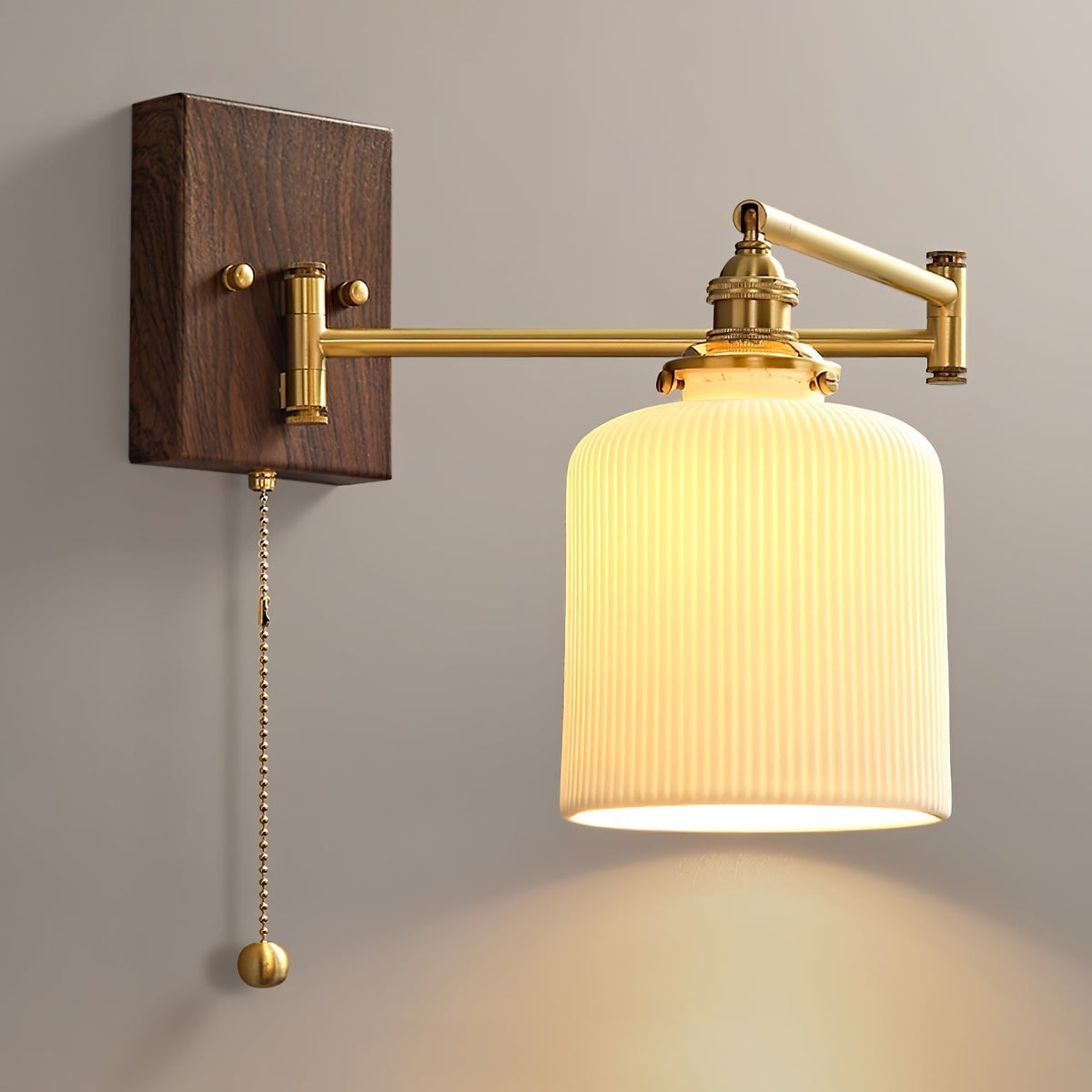 Elioaya Wall Lamp Unique Geometry Ceramic Metal