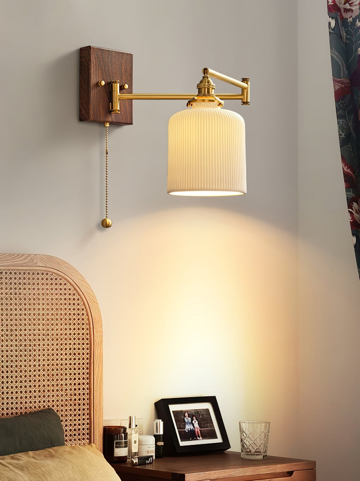 Elioaya Wall Lamp Unique Geometry Ceramic Metal