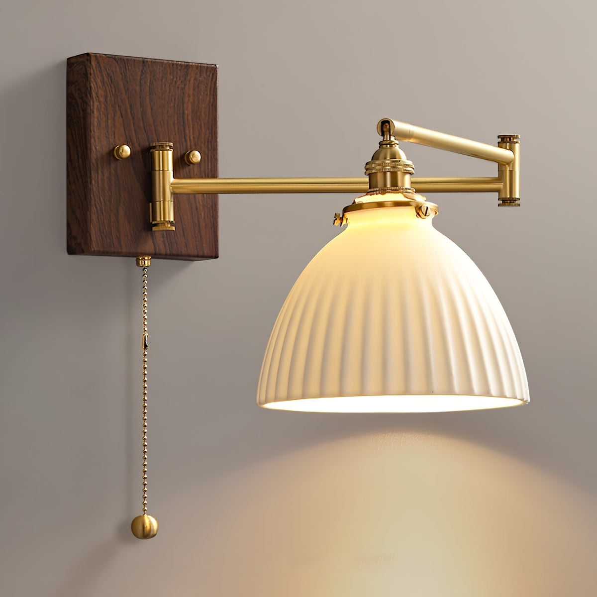 Elioaya Wall Lamp Unique Geometry Ceramic Metal