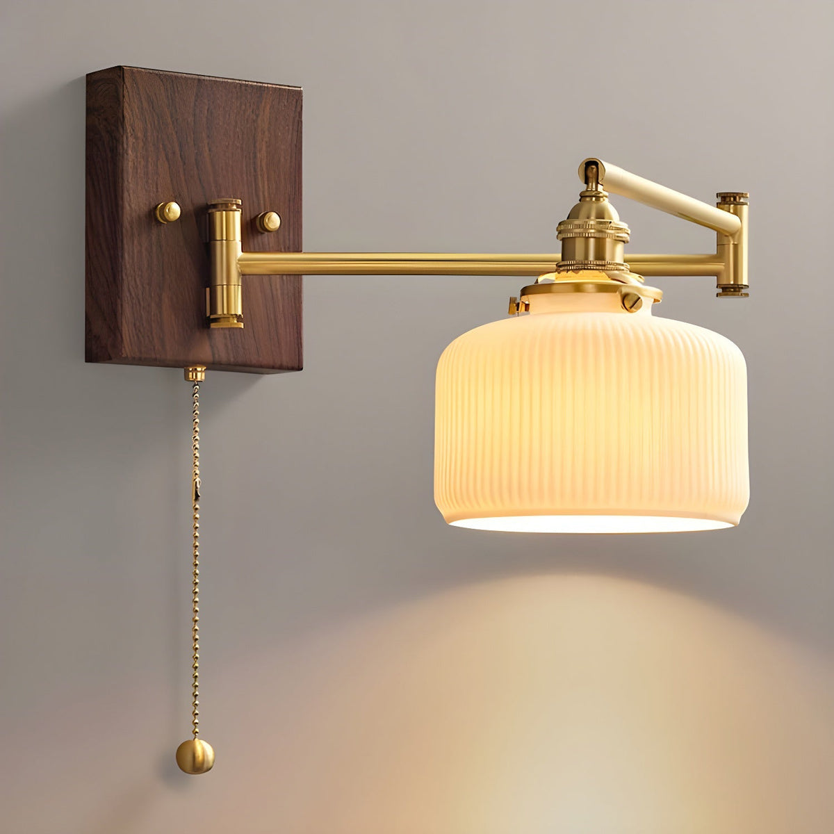 Elioaya Wall Lamp Unique Geometry Ceramic Metal