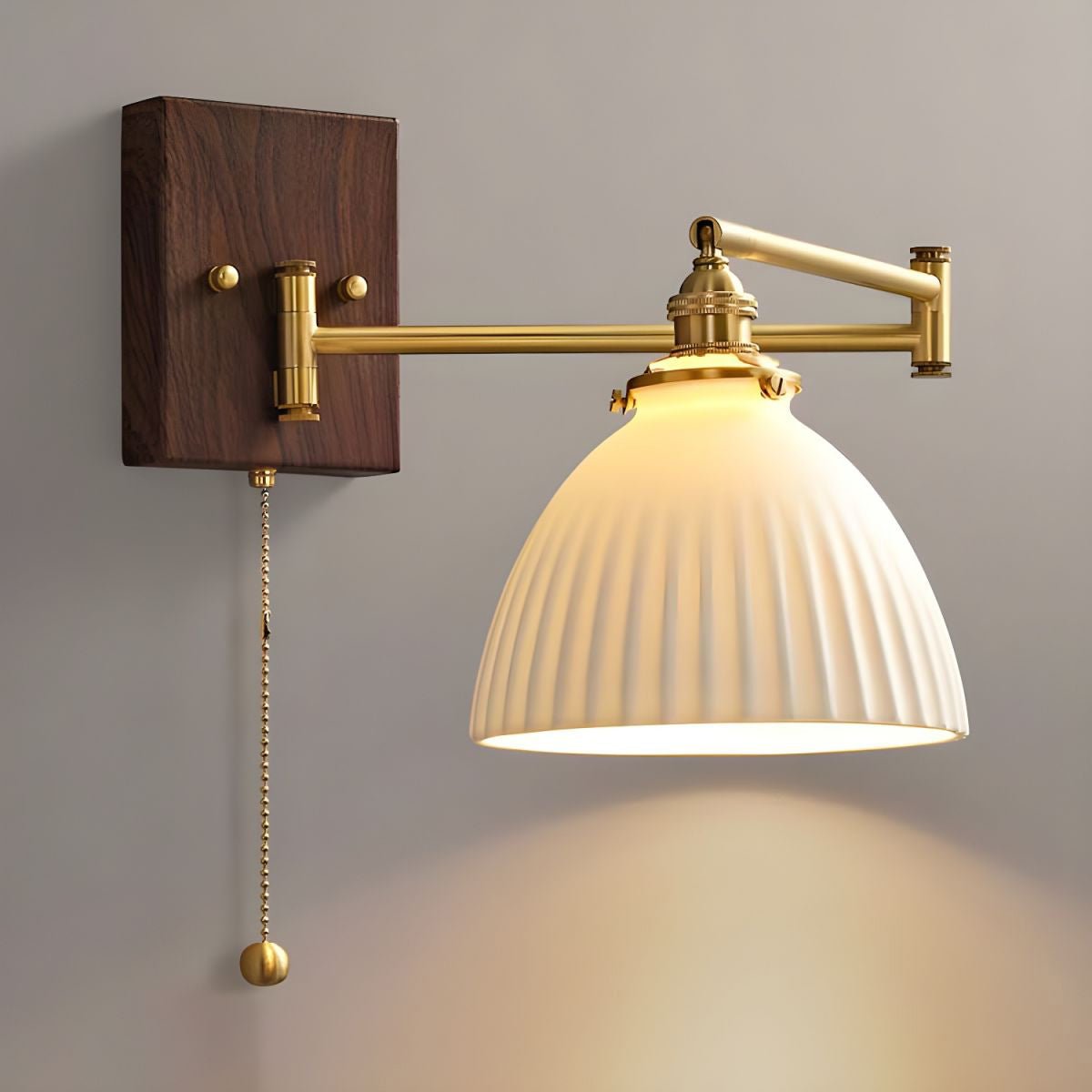Elioaya Wall Lamp Unique Geometry Ceramic Metal