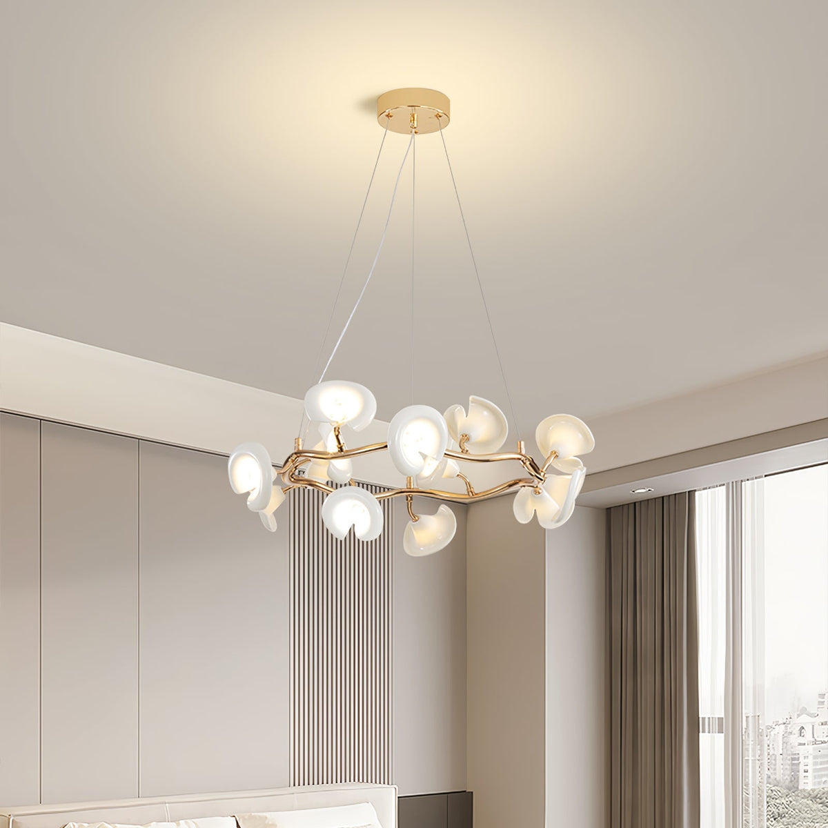 Covlen Chandelier Blossom Branch Elegant