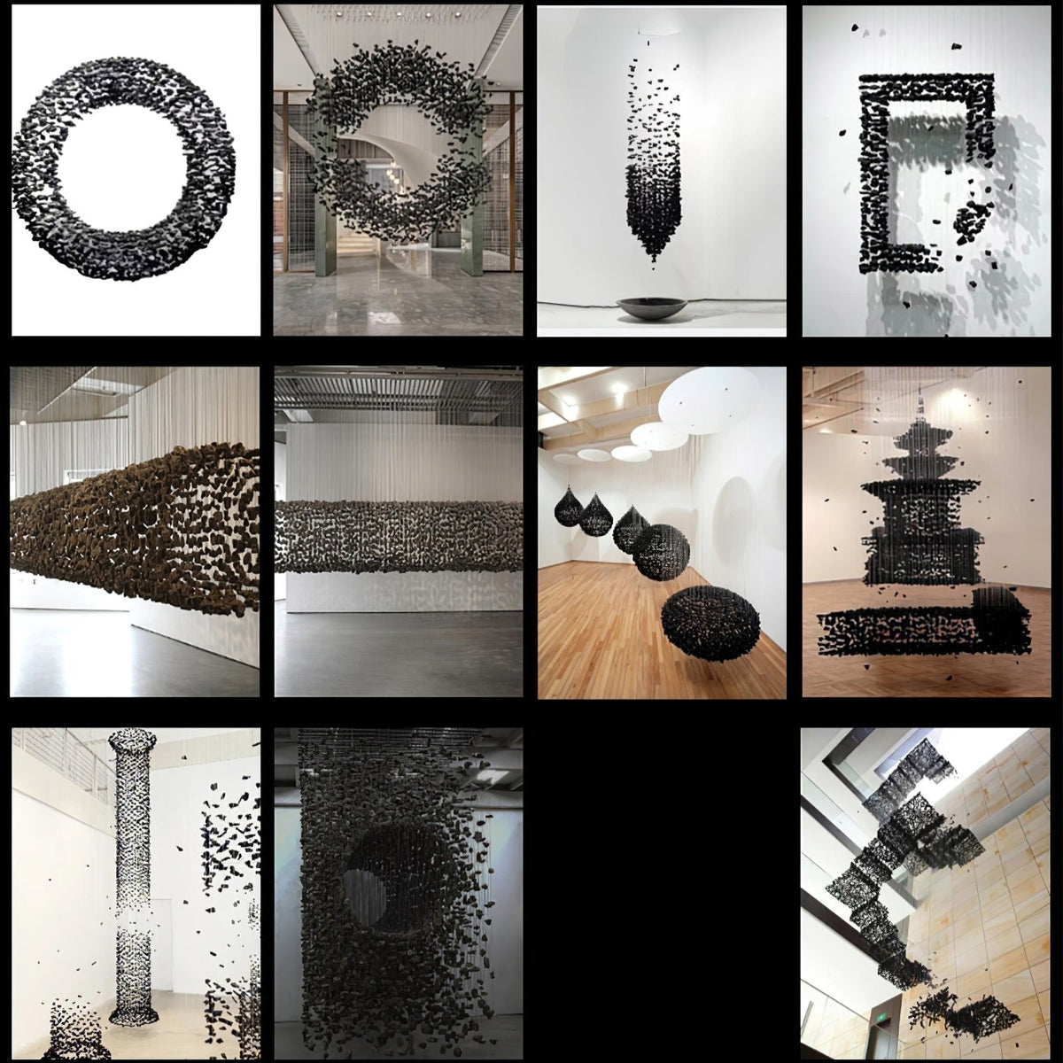 Orinridge Black Stones Chandelier