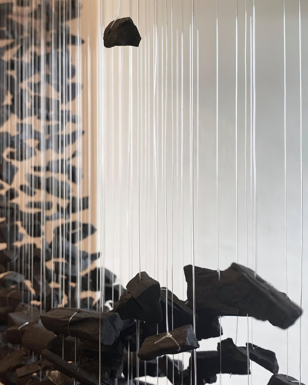 Orelelora Chandelier Charcoal Linear I