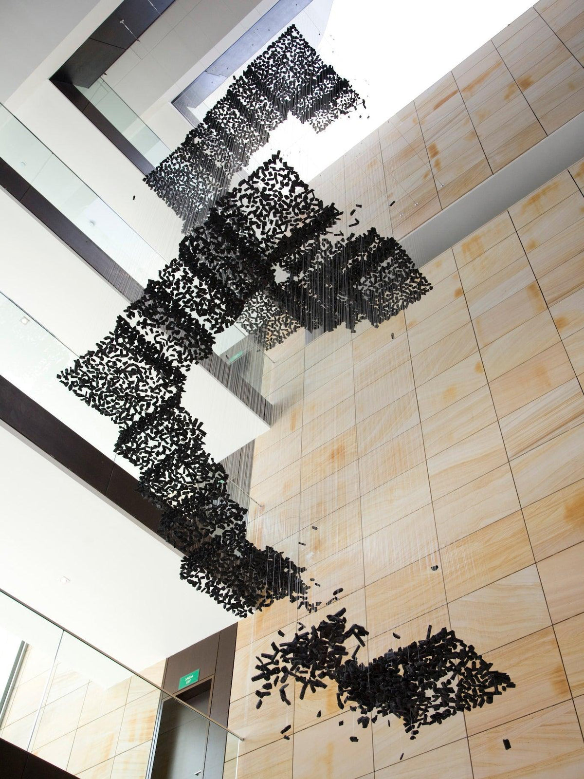 Seliian Charcoal Stone Sculptural Chandelier Letter G to L