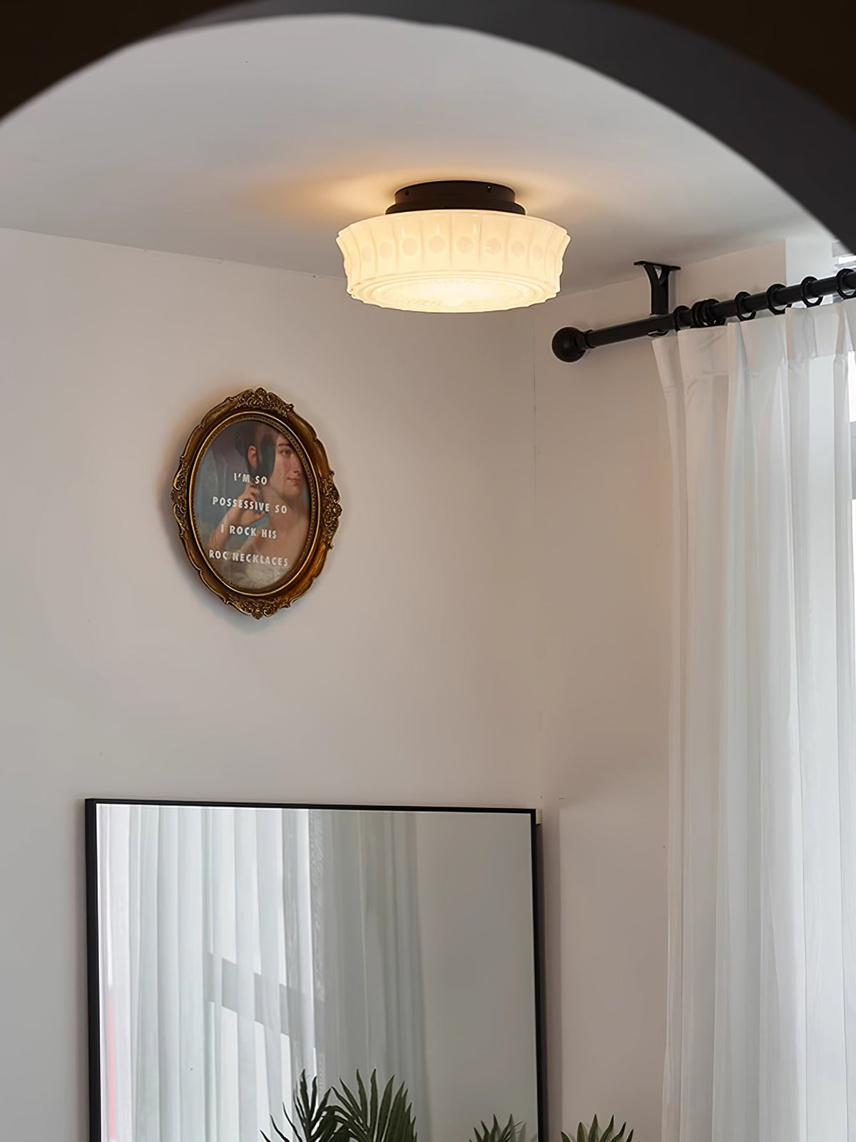 Norvale Vintage Flush Mount Ceiling Light