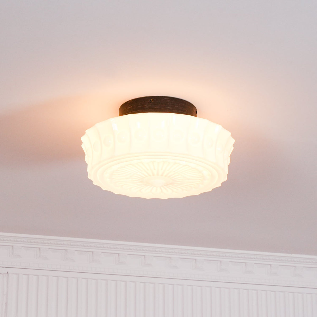 Norvale Vintage Flush Mount Ceiling Light