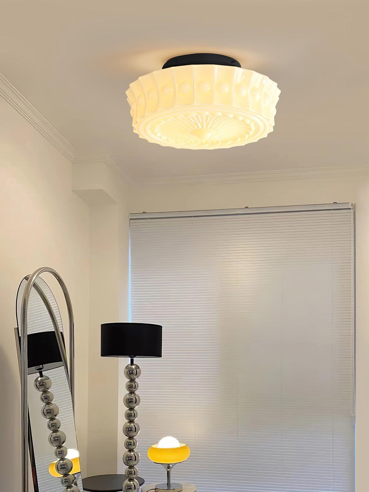Norvale Vintage Flush Mount Ceiling Light