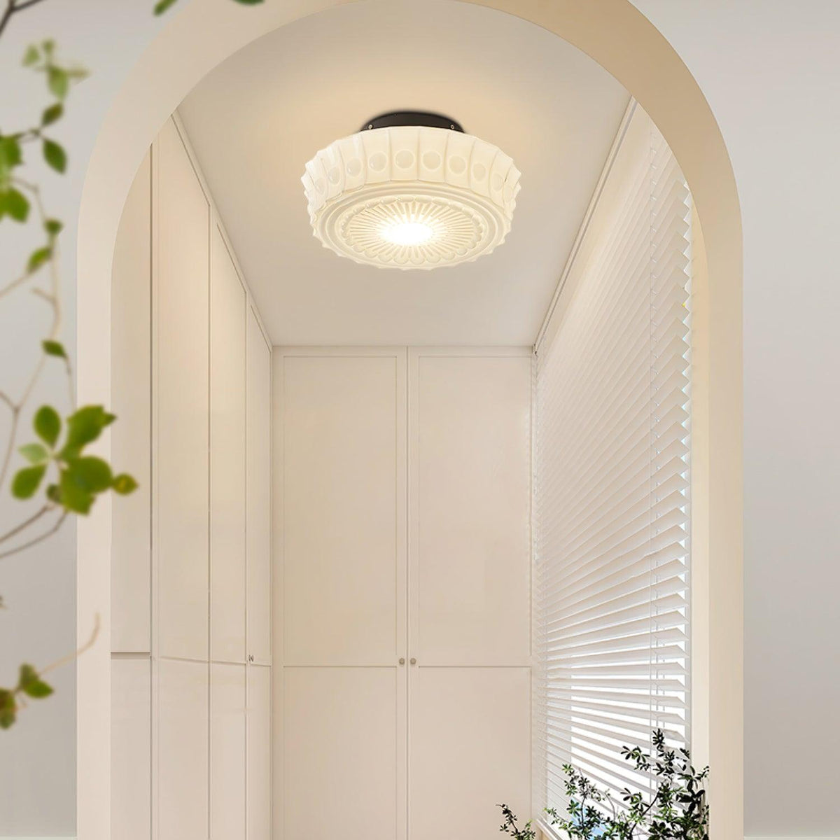 Norvale Vintage Flush Mount Ceiling Light