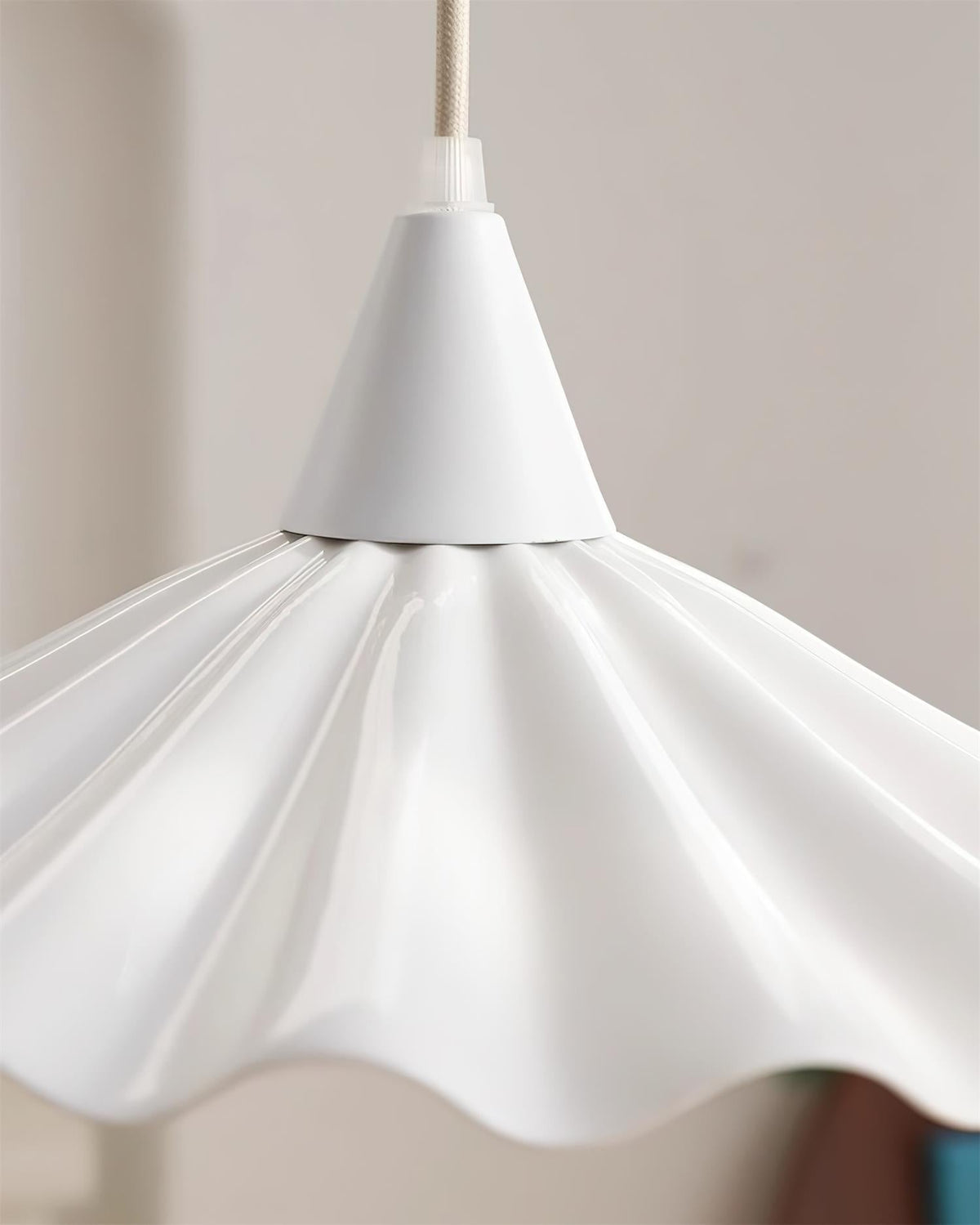 Zavo White Ceramic Pendant Light
