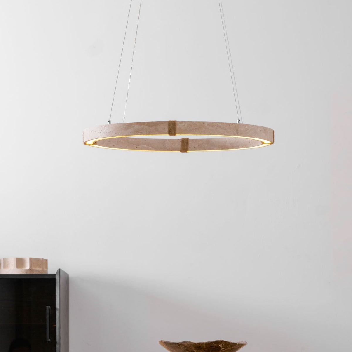 Alsilis Travertine Chandelier