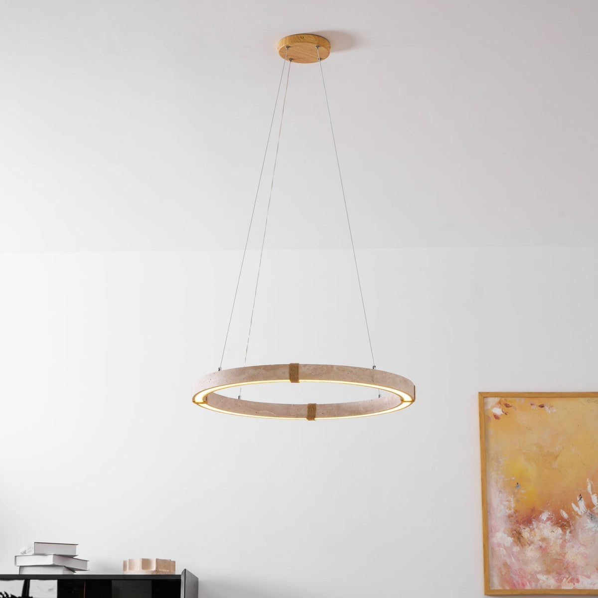 Alsilis Travertine Chandelier