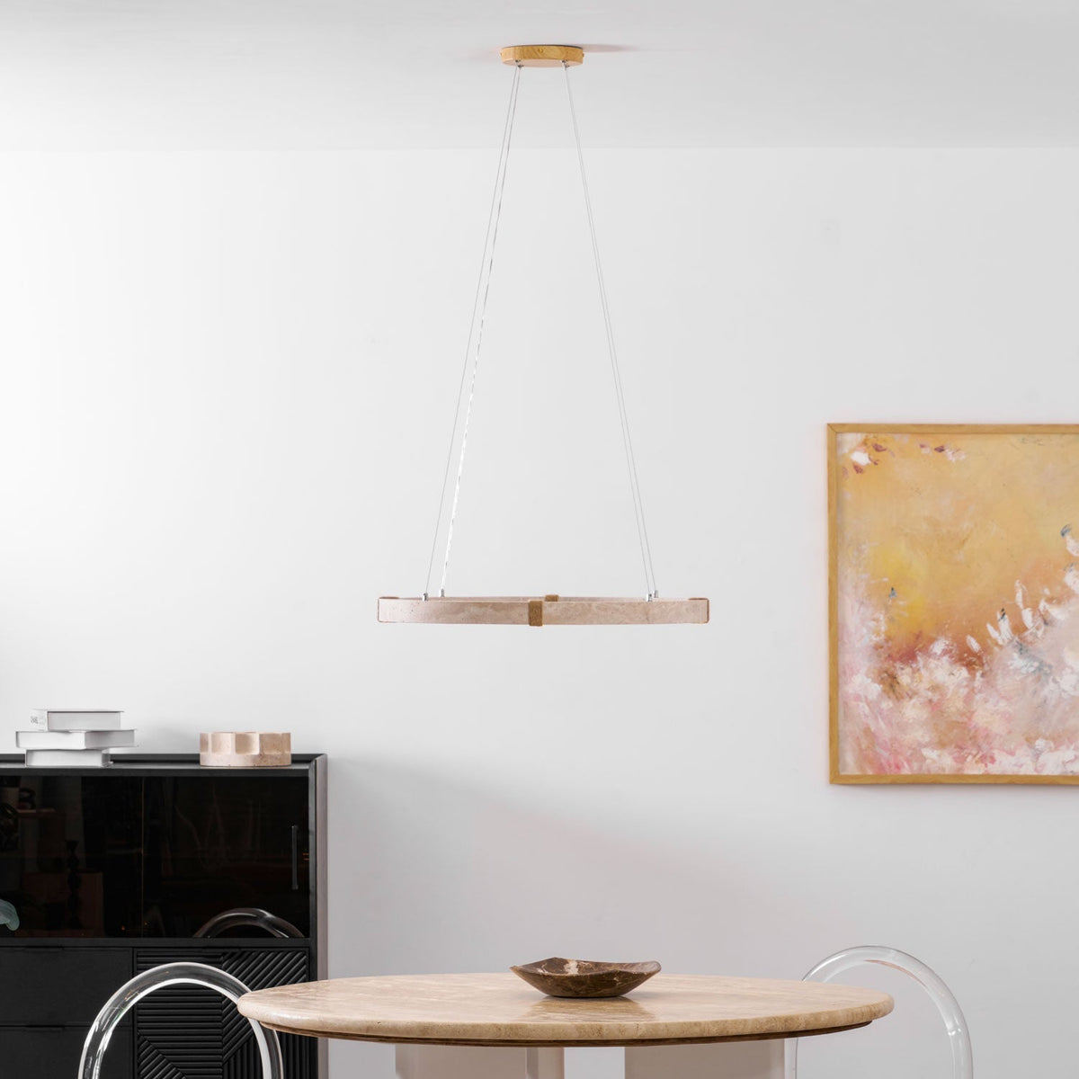 Alsilis Travertine Chandelier