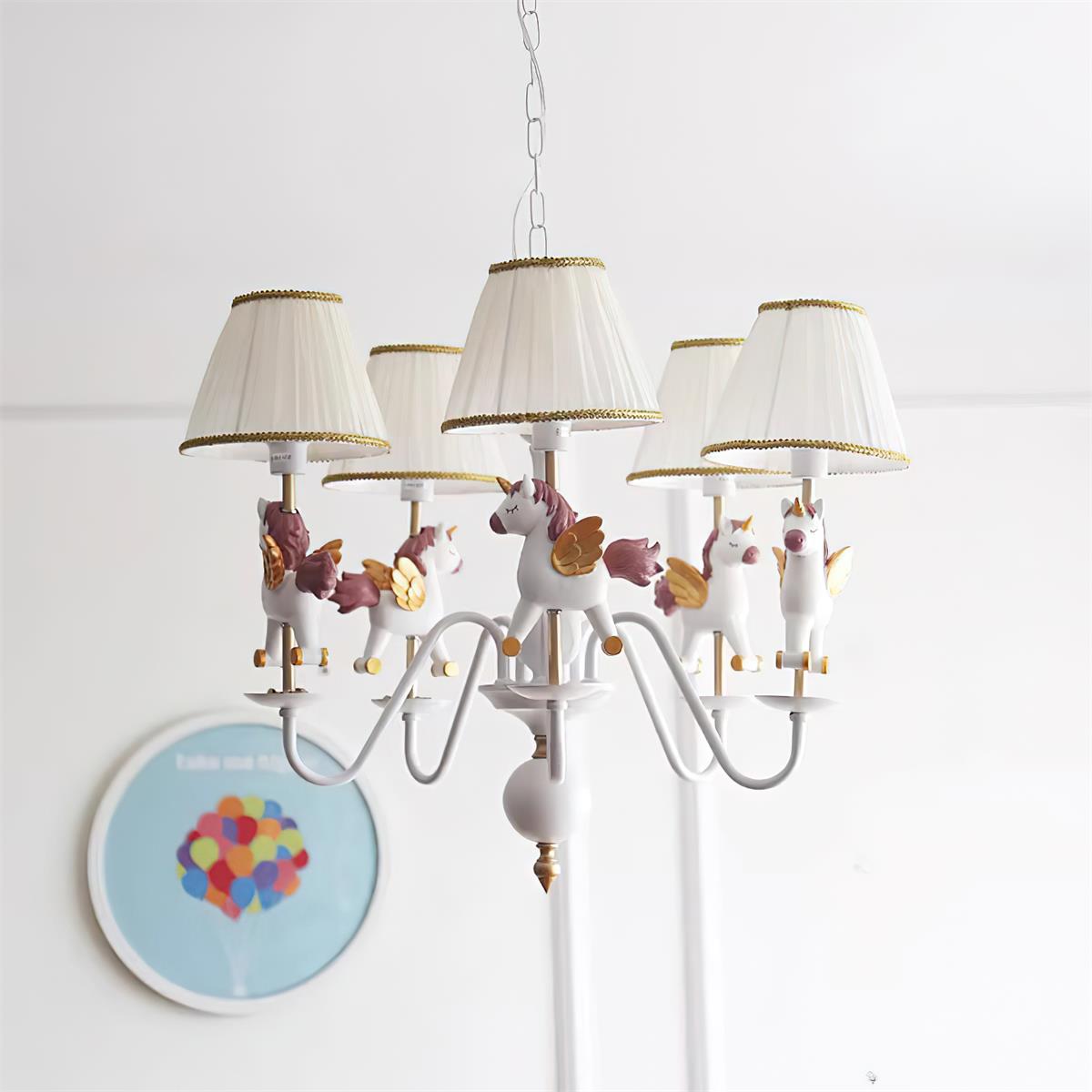Solvian Chandelier Carousel Kids Playful