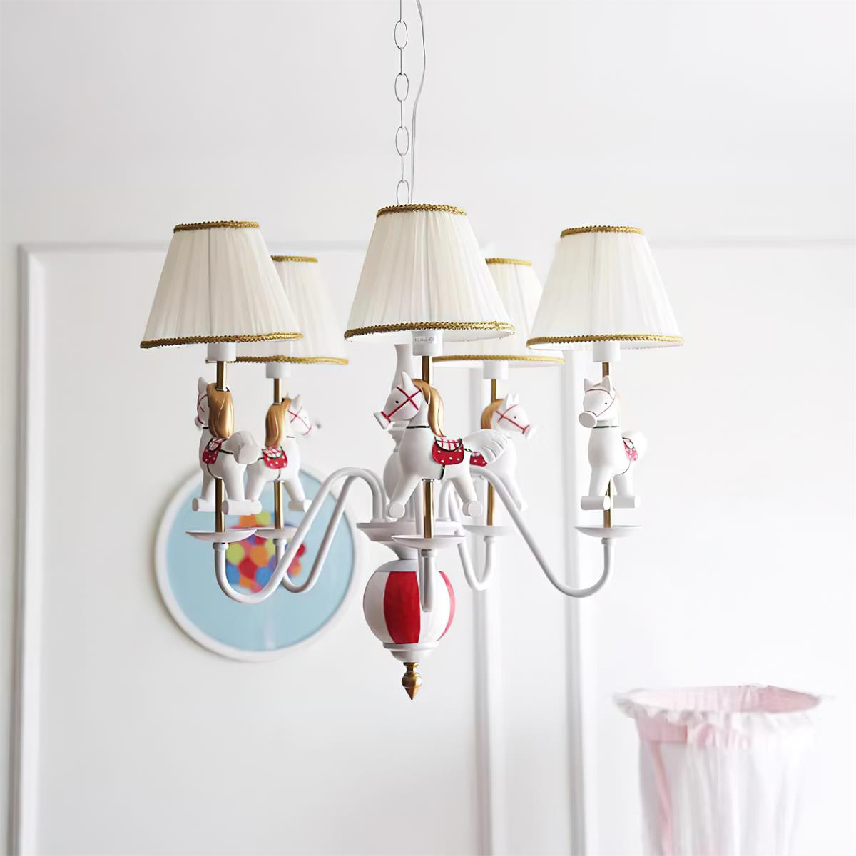 Solvian Chandelier Carousel Kids Playful