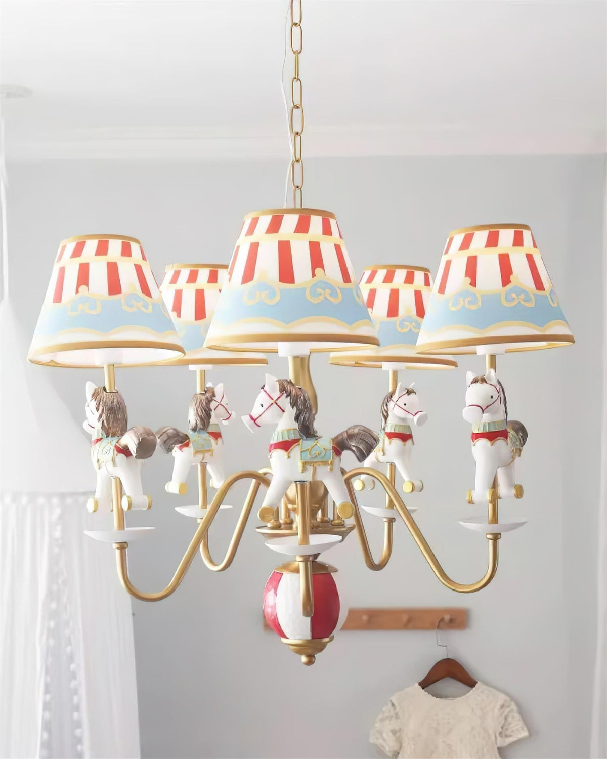 Solvian Chandelier Carousel Kids Playful
