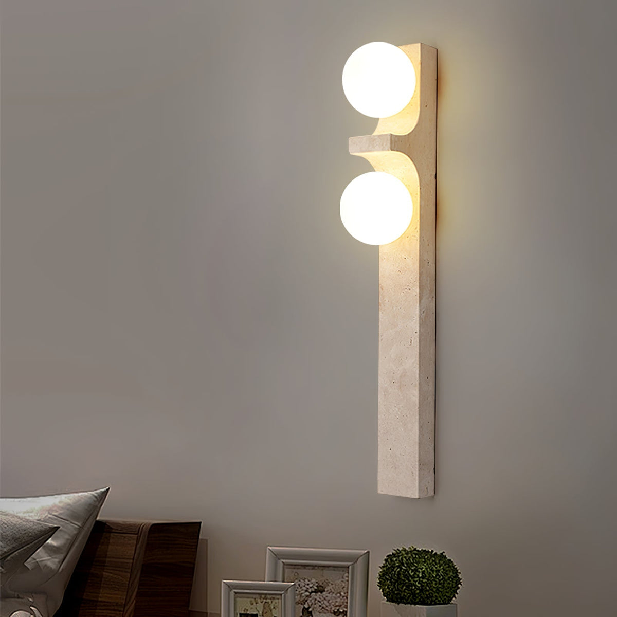 Umiren Travertine Wall Light