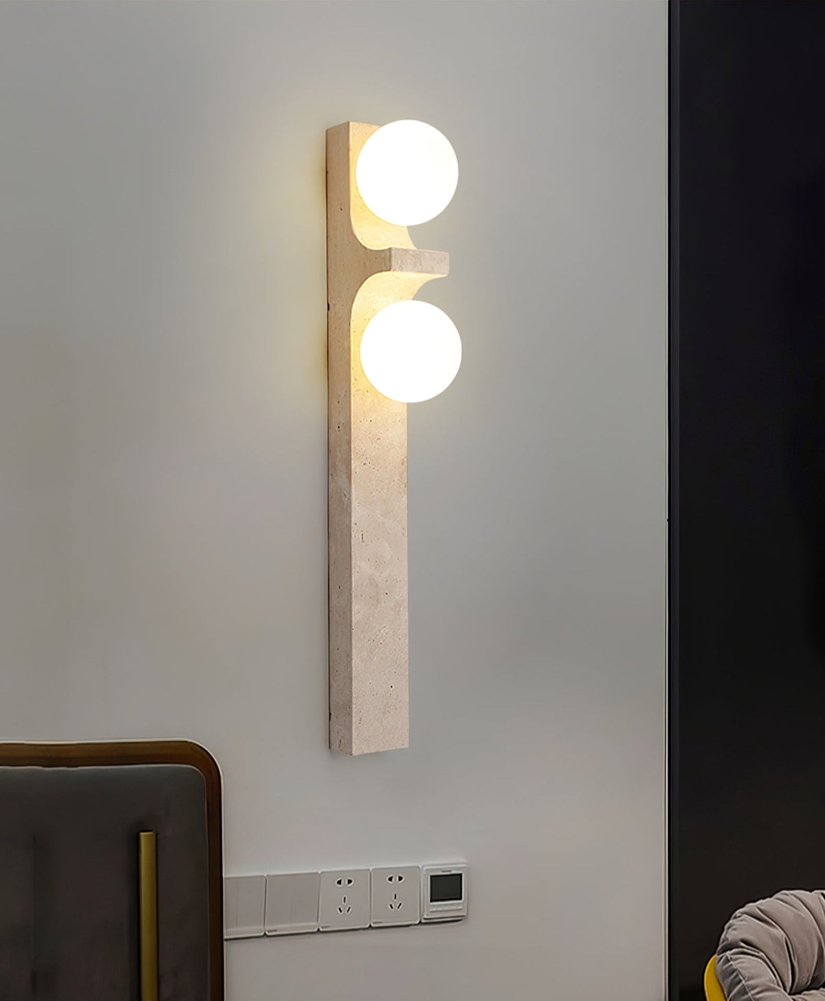 Umiren Travertine Wall Light