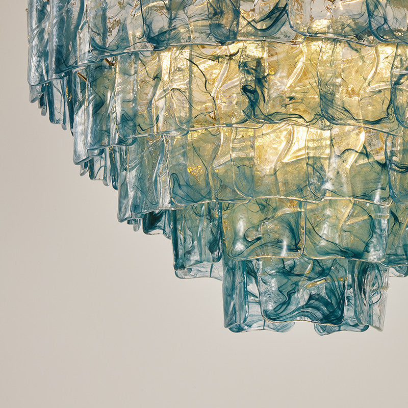 Ambelia Tiered Glass Chandelier
