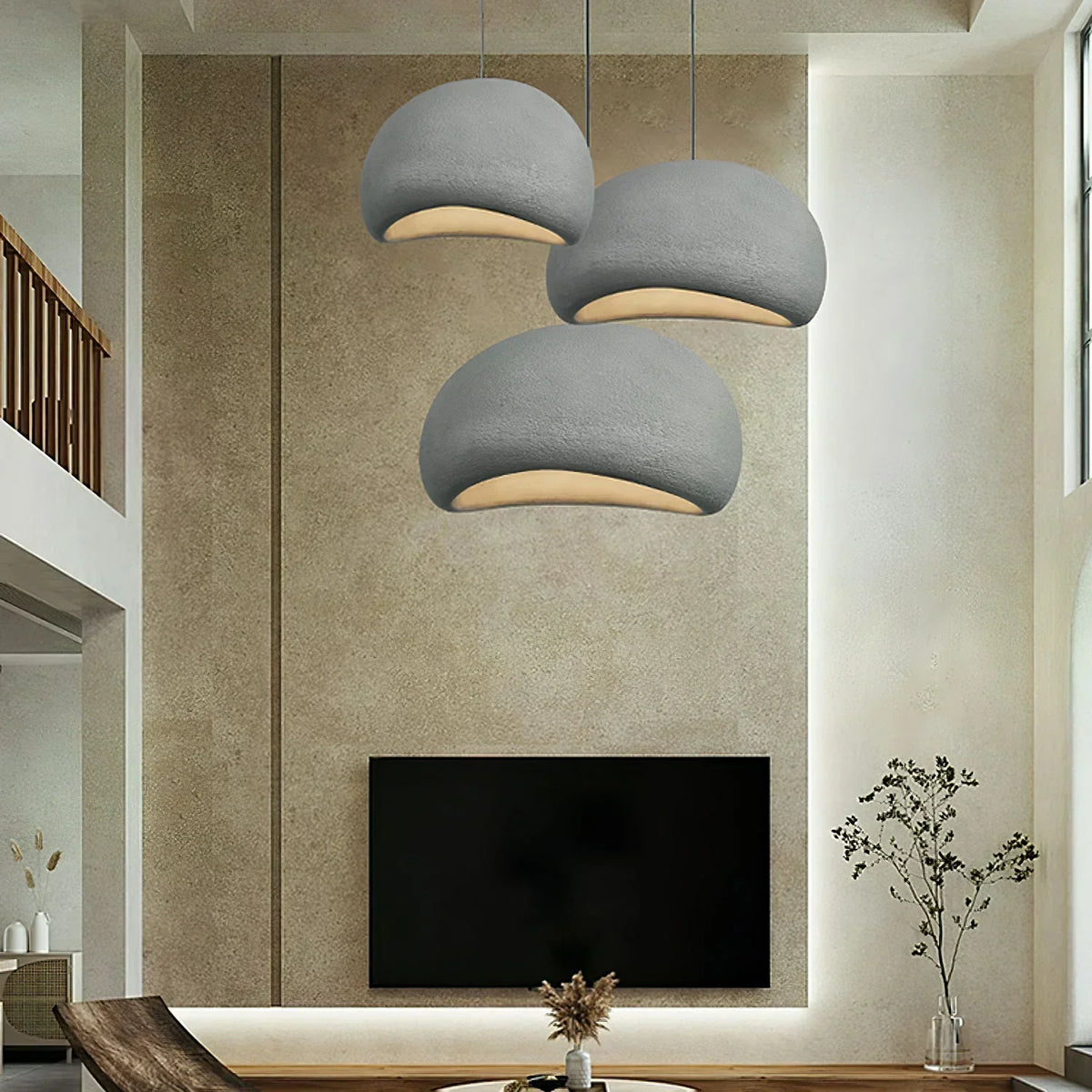 Harupak Wabi-Sabi Spherical Cloud Pendant Light